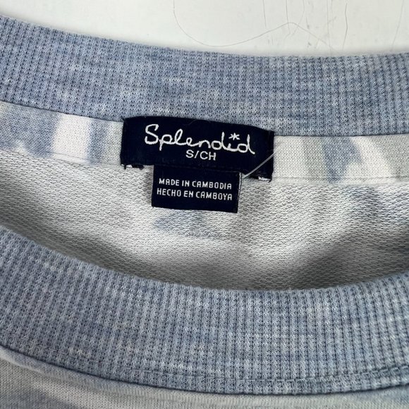 Splendid Blue Camo Sleep Shirt Pullover Soft Size Small S GUC L856 - Picture 4 of 10